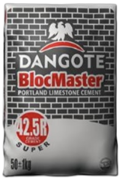 Dangote BlocMaster Portland limestone cement, 50kg bag