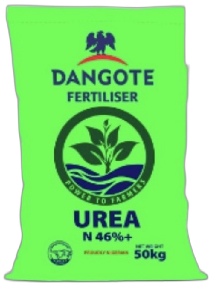 Dangote urea fertiliser N 46 percent, 50kg bag